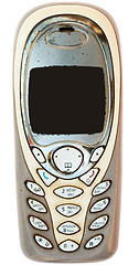 Image showing Old cellular telephone