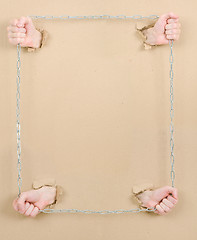 Image showing Frame of chain