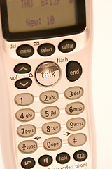 Image showing Isolated Telephone - Close Up