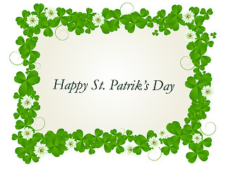 Image showing Happy St. Patrick card