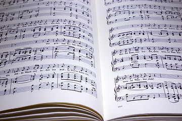 Image showing Old Music Notes