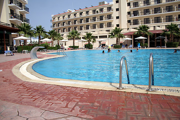 Image showing Pool and hotel