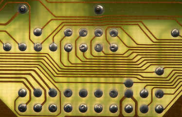 Image showing Circuitboard background in hi-tech style