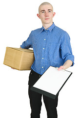Image showing Courier