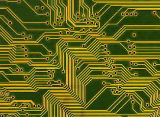 Image showing Close-up circuit board background