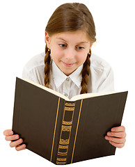 Image showing Girl and book