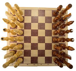 Image showing Wooden chess