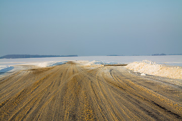 Image showing Winter road