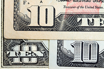 Image showing Ten dollars