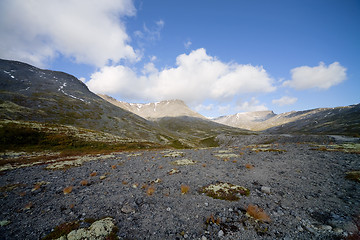 Image showing Mountain and sky