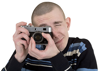Image showing Man with camera