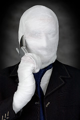 Image showing Mummy-businessman