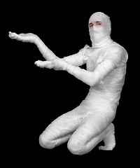 Image showing Man in bandage