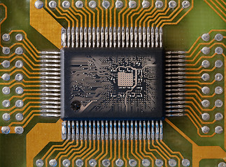 Image showing Integrated microcircuit