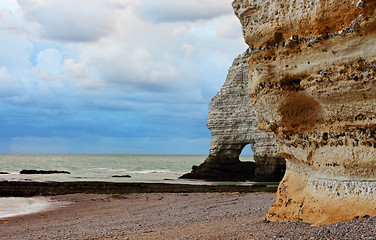 Image showing La Falasise d'Amont-Etretat