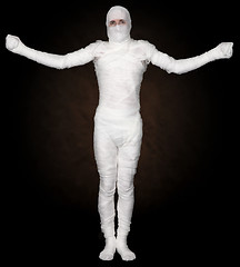 Image showing Man in bandage 