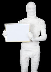 Image showing Mummy with blank frame