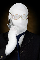 Image showing Mummy-businessman