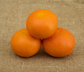 Image showing Three mandarin