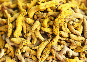 Image showing Turmeric roots close-up