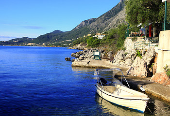 Image showing Alamy Nissaki harbour