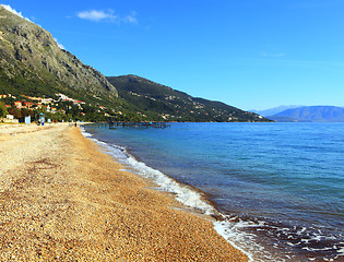 Image showing Barbati blue-flag beach, Corfu