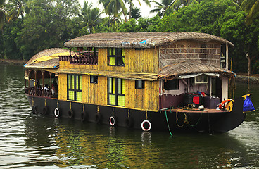 Image showing Kerala riverboat