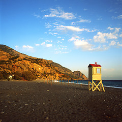 Image showing Sougia beach, Crete