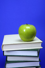 Image showing An apple for teacher