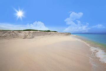 Image showing Boca Grandi beach