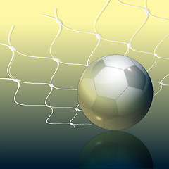 Image showing Footbal and grid