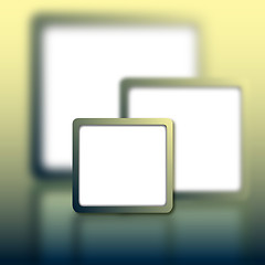Image showing Three icons