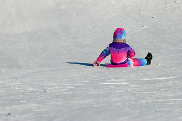 Image showing plays in snow