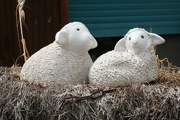 Image showing two  Little lamb toys