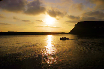 Image showing Leaving Harbour