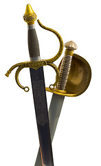 Image showing Shaft of saber and sword