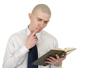 Image showing Person with the book in hands