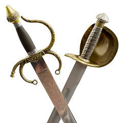Image showing Shaft of saber and sword