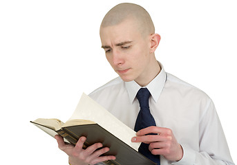Image showing Person with the book in hands