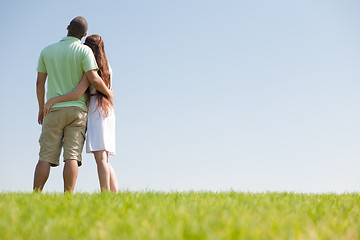 Image showing young couple hug