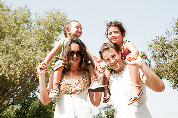 Image showing family in the park