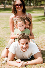 Image showing Family in the park