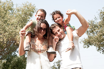 Image showing family in the park