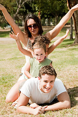 Image showing Family in the park