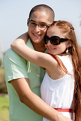 Image showing young couple smile