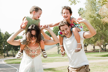 Image showing Happy young family