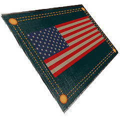 Image showing Flag and jeans