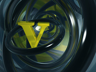 Image showing letter v