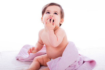 Image showing Cute Baby laughing
