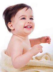 Image showing Cute baby smiling